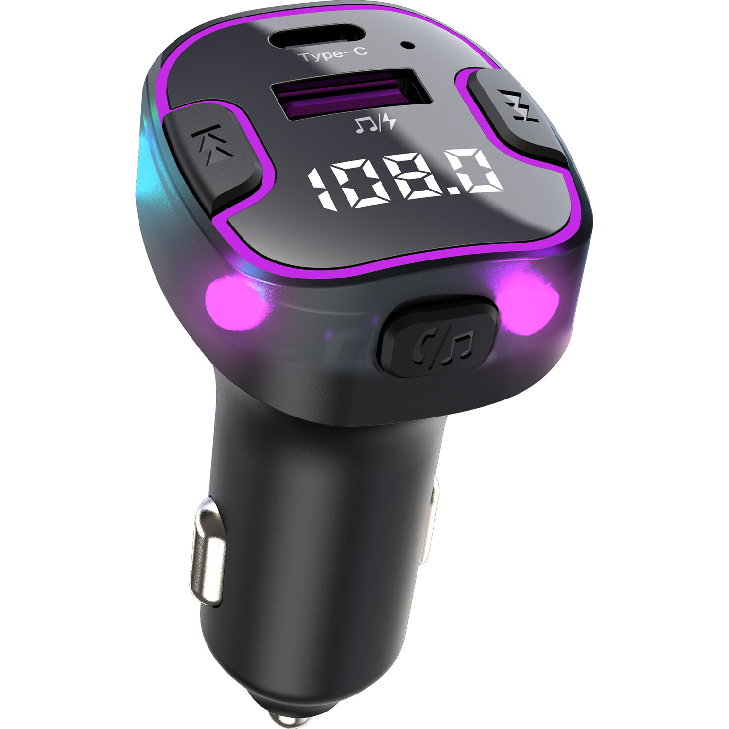 Carkit Car FM Transmitter - Black Image 1