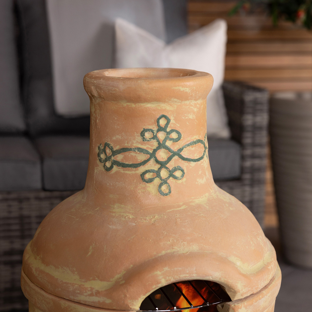 Charles Bentley Chiminea With Grill Image 5