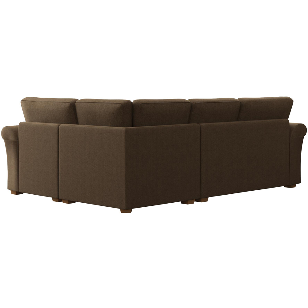 Castleacre 3 Seater Venice Nutmeg Left Hand Fixed Back Corner Sofa Image 4