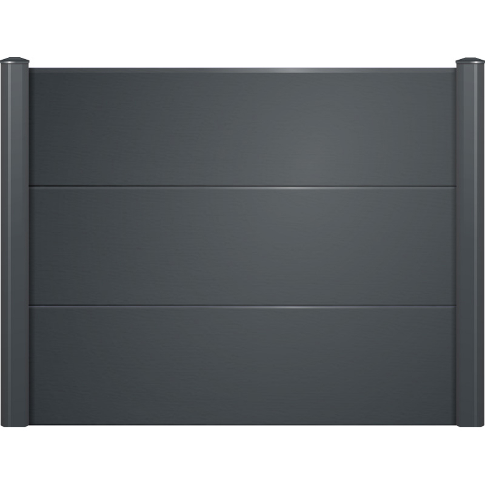 Endurofence Anthracite Grey 1830 x 1500mm Maintenance Free Fence Panel Image 2