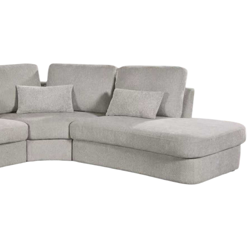 Mabel Corner Sofa Cream Right-hand Image 6