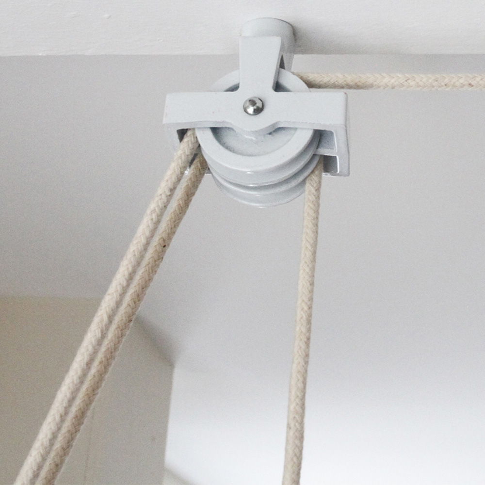 Monster Shop White 6 Lath Clothes Airer 2m Image 5