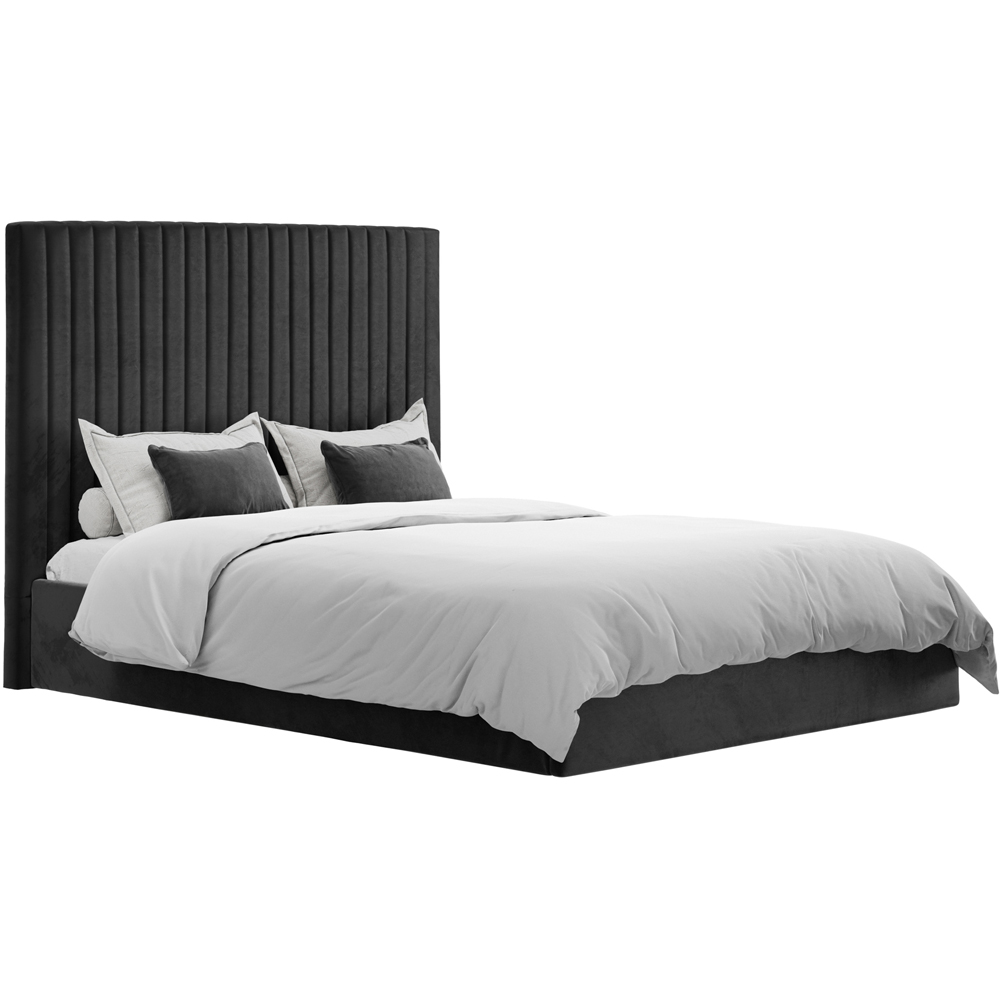 LPD Home Berlin Black King Size Tall Ottoman Bed Image 5