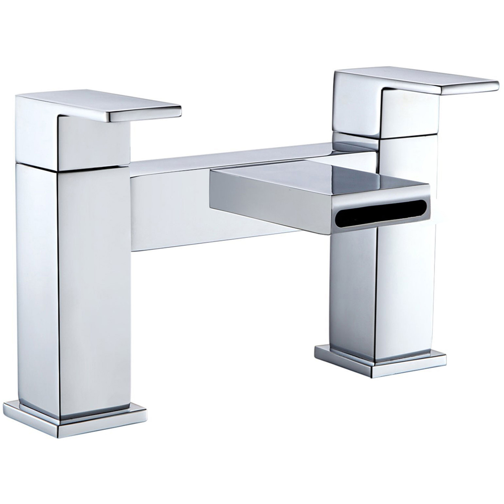 Nes Home Gaze Waterfall Chrome Bath Filler Mixer Tap Image 1