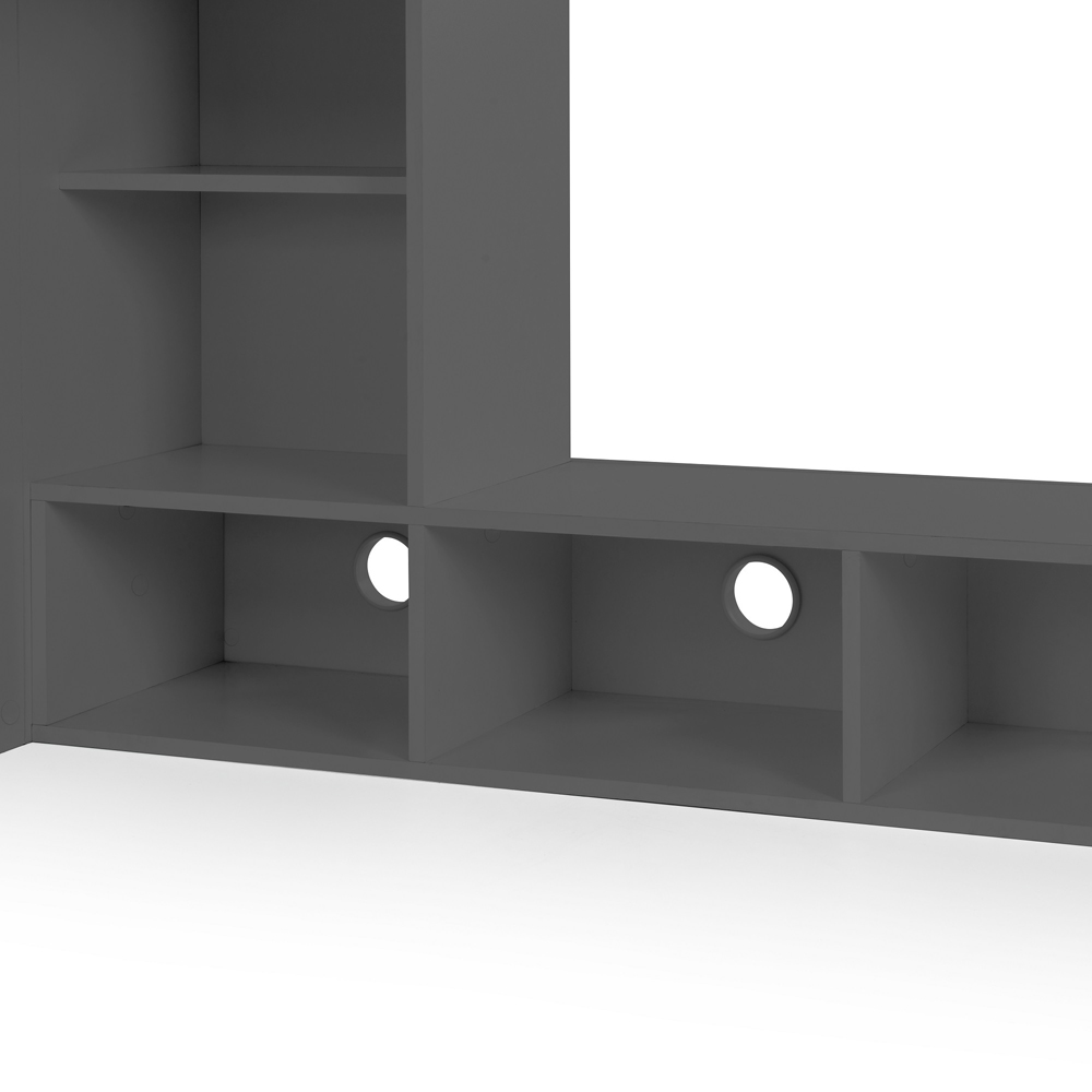 Julian Bowen Nebula Anthracite Gaming Bunk Bed with Desk Image 6