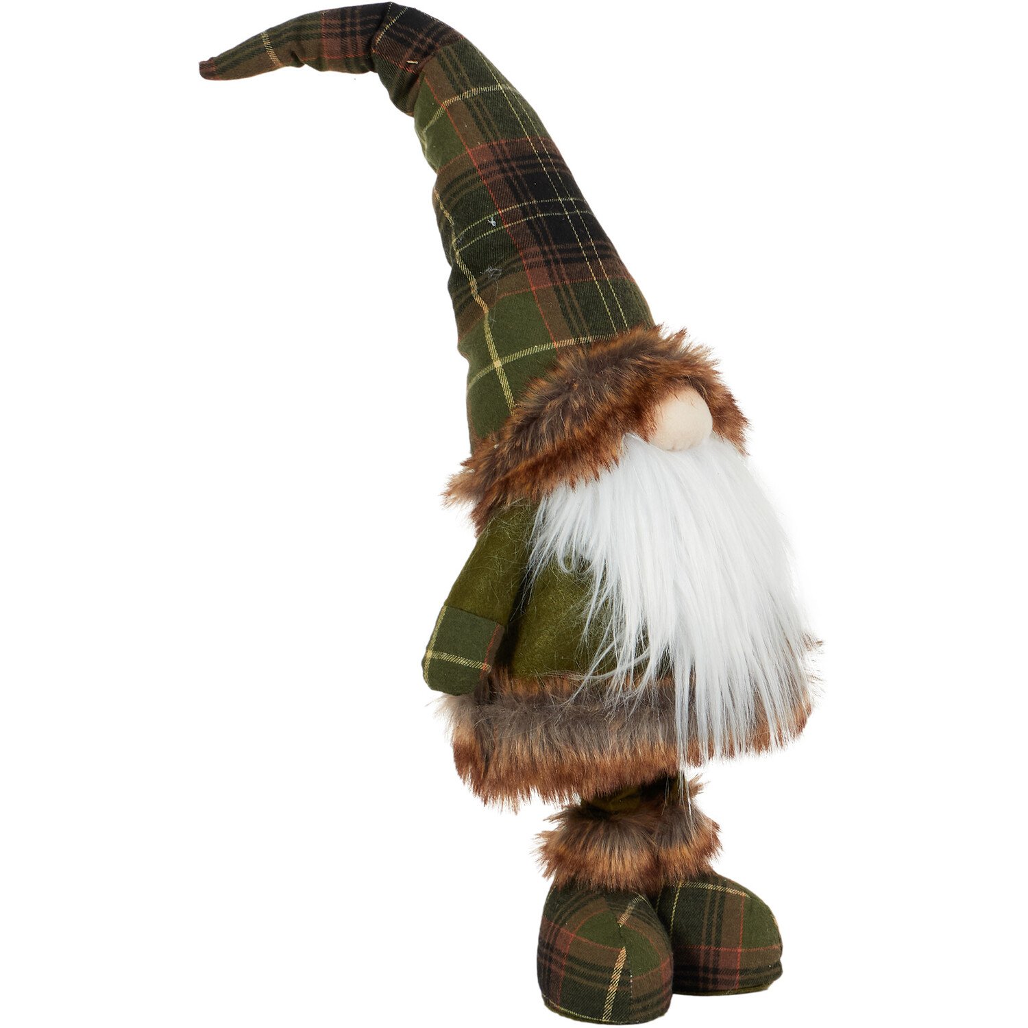 Extendable Tartan Gonk Green  - Green Image 4