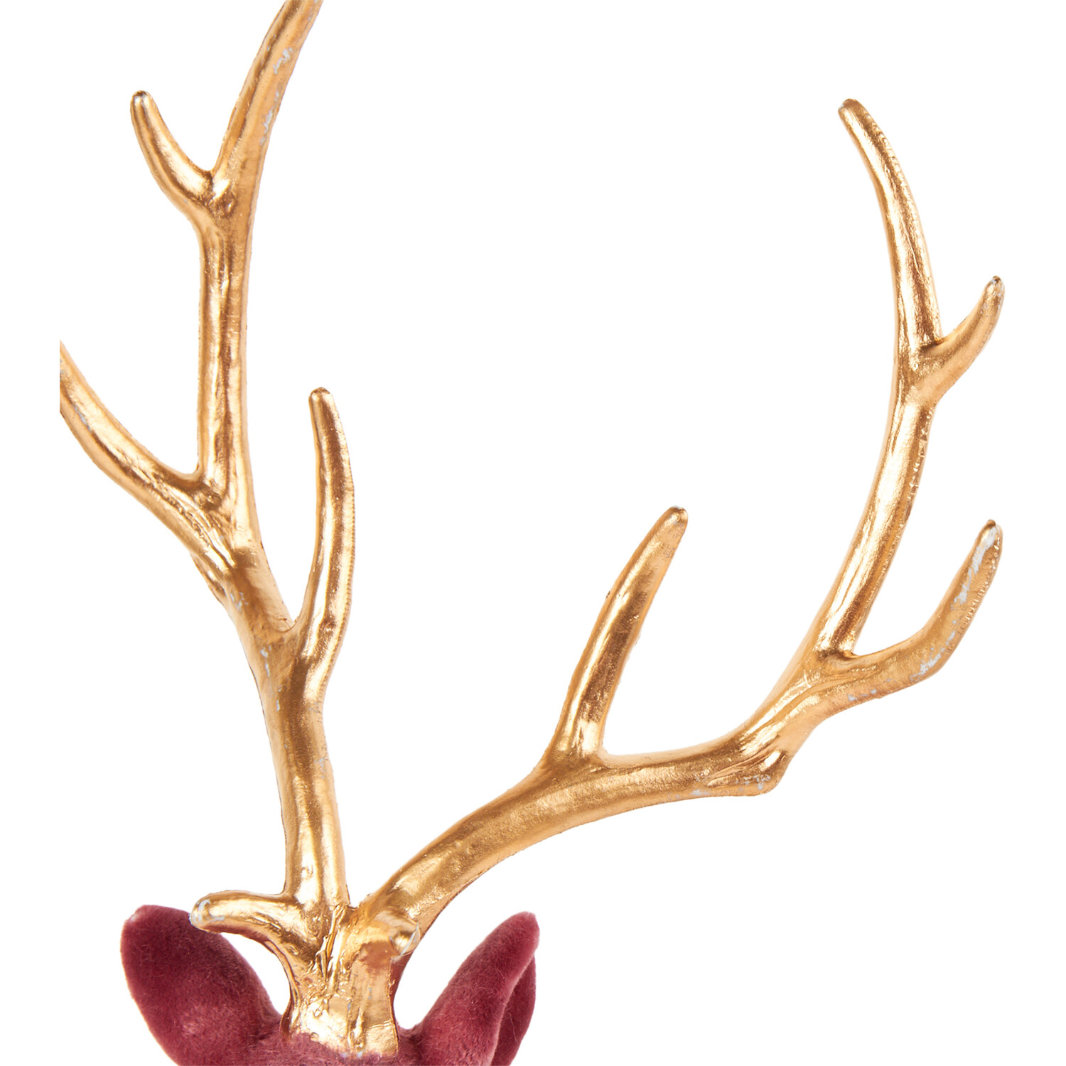 Elegant Flocked Standing Reindeer Image 6
