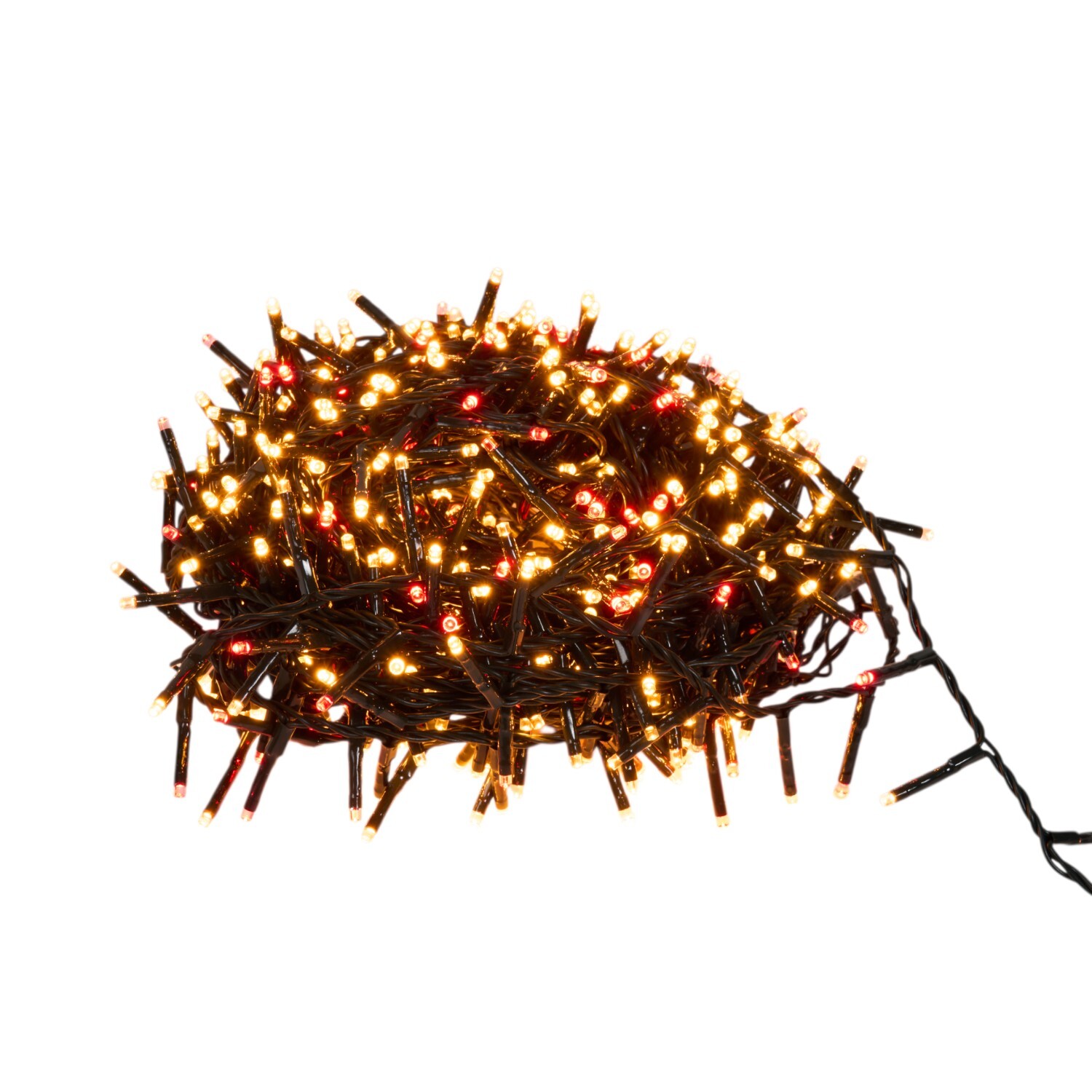 Compact LED Light Chain Red and Gold 1000 Image 5