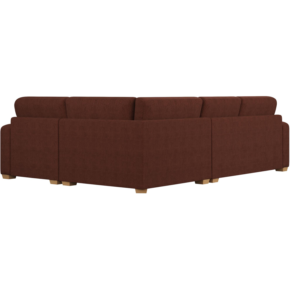 Theadford 3 Seater Venice Brick Fixed Back Right Hand Corner Sofa Image 3