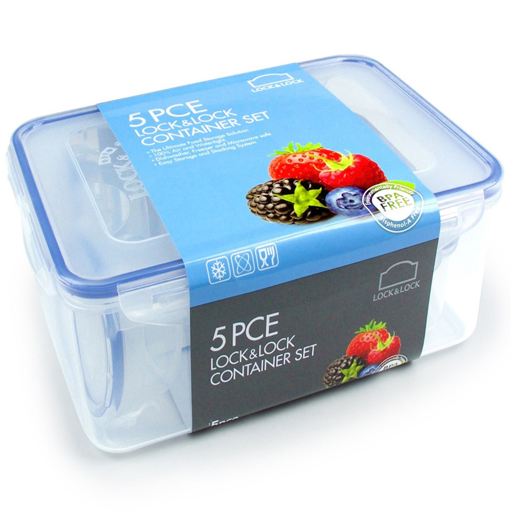 LocknLock 5 Piece Container Set Image 4