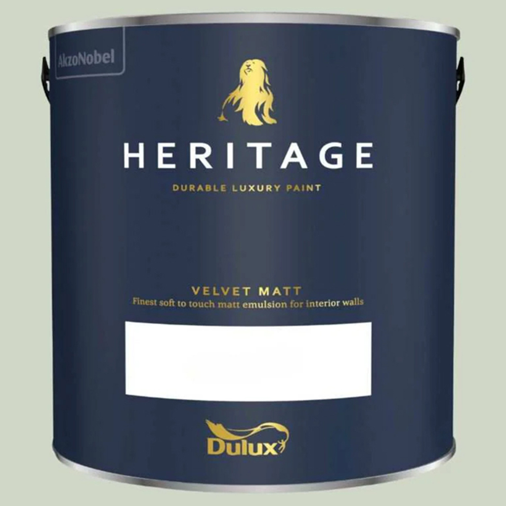 Dulux Heritage Walls and Ceilings DH Pearl Colour Velvet Matt Emulsion Paint 2.5L Image 2