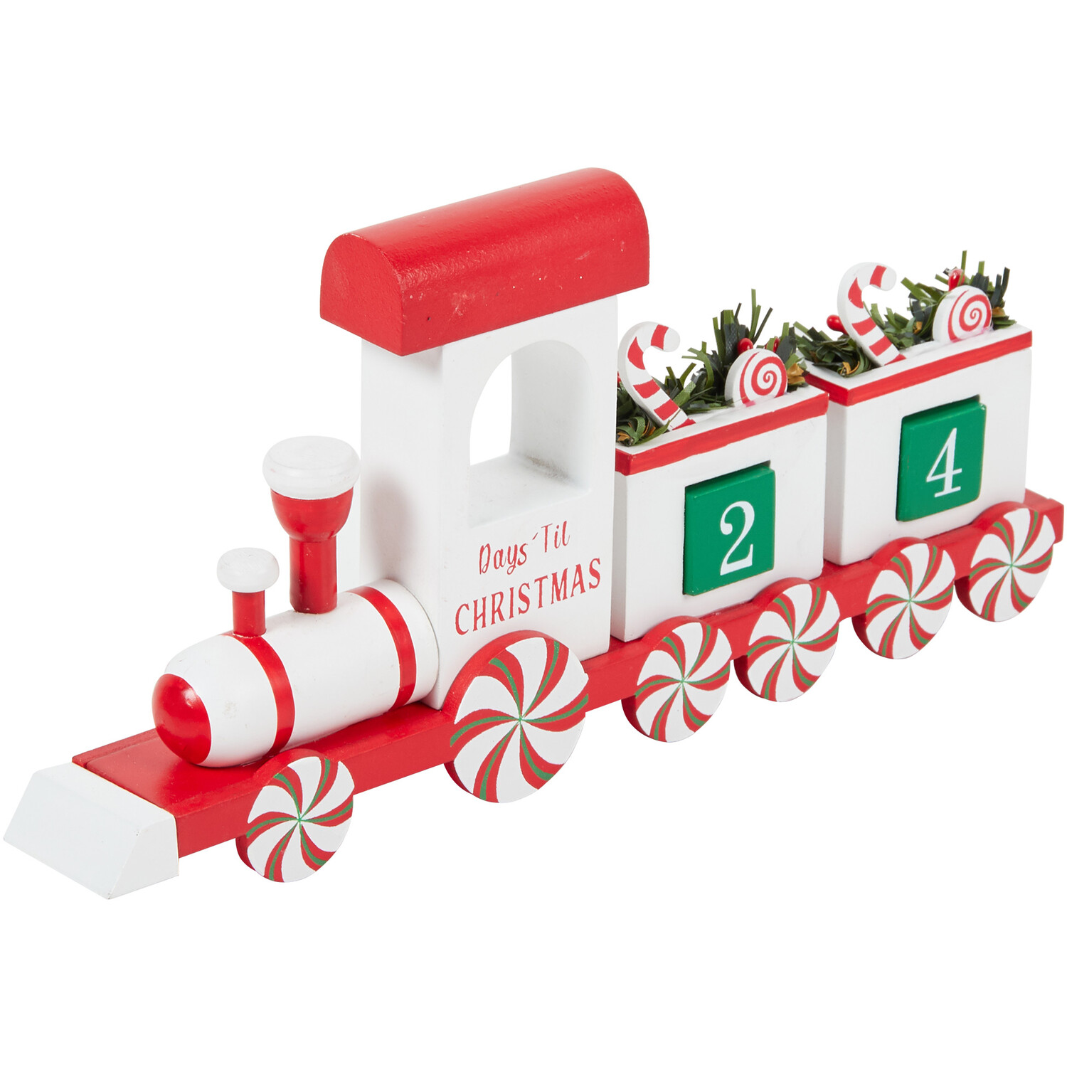 Candy Cane Train Countdown Calendar - Red Image 2
