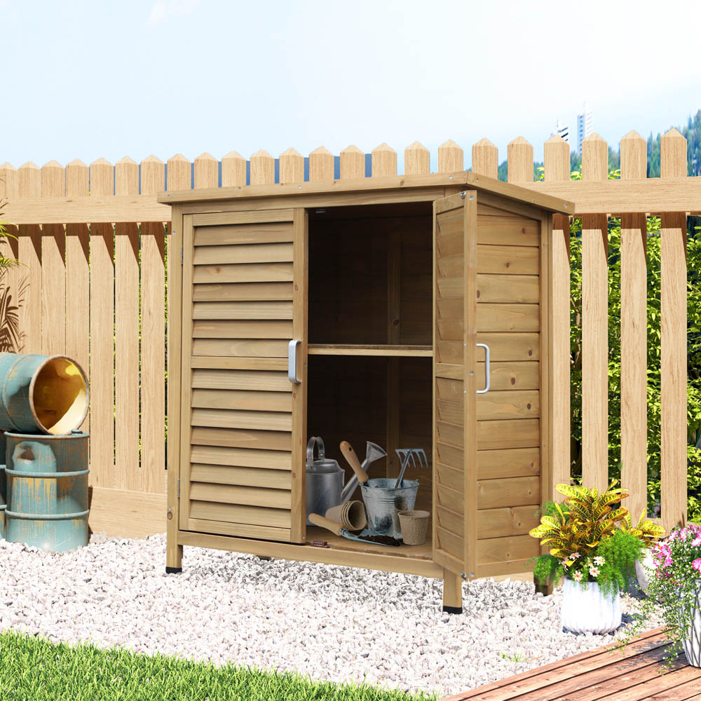 Outsunny 3 x 1.5ft Wooden Garden Shed Image 2
