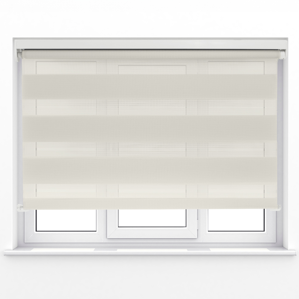 Caecus Day Night Long Drop Roller Blind Natural W130 x Drop 210cm Image 1