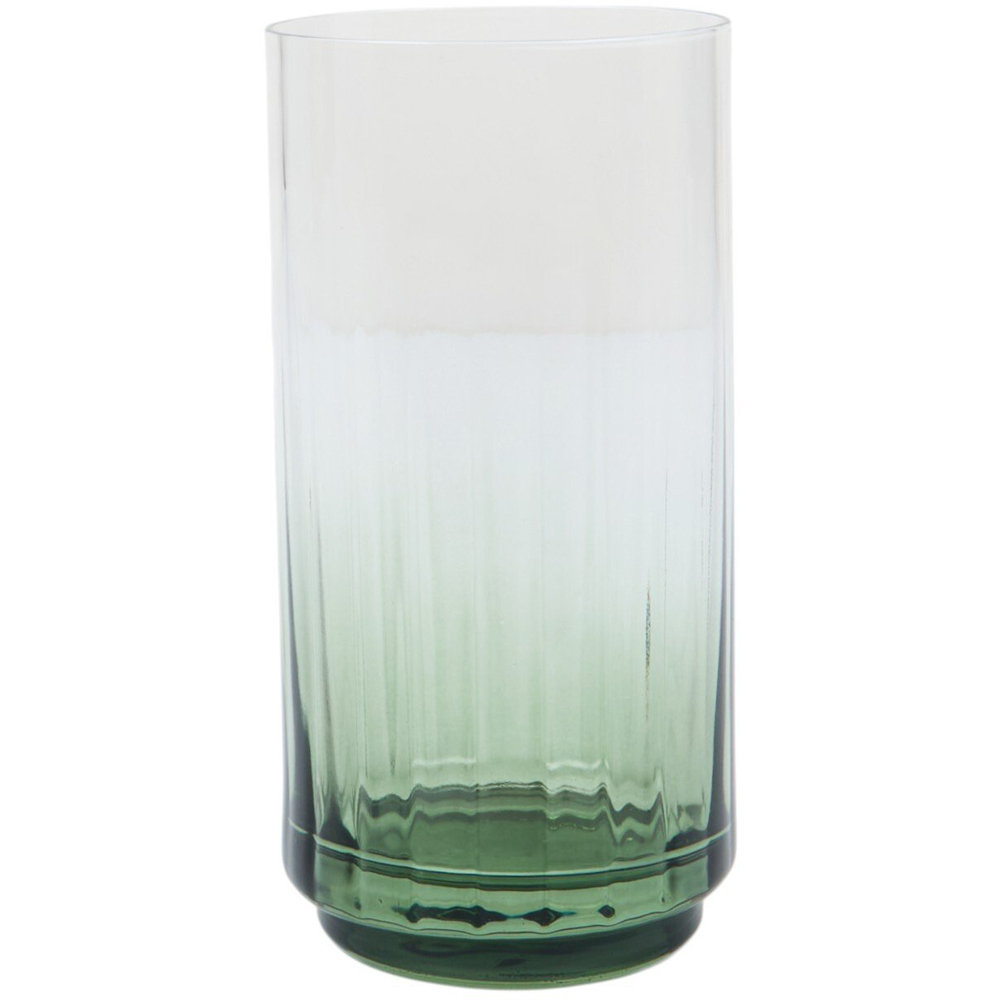 Ombre High Ball Glass Emerald Image 2