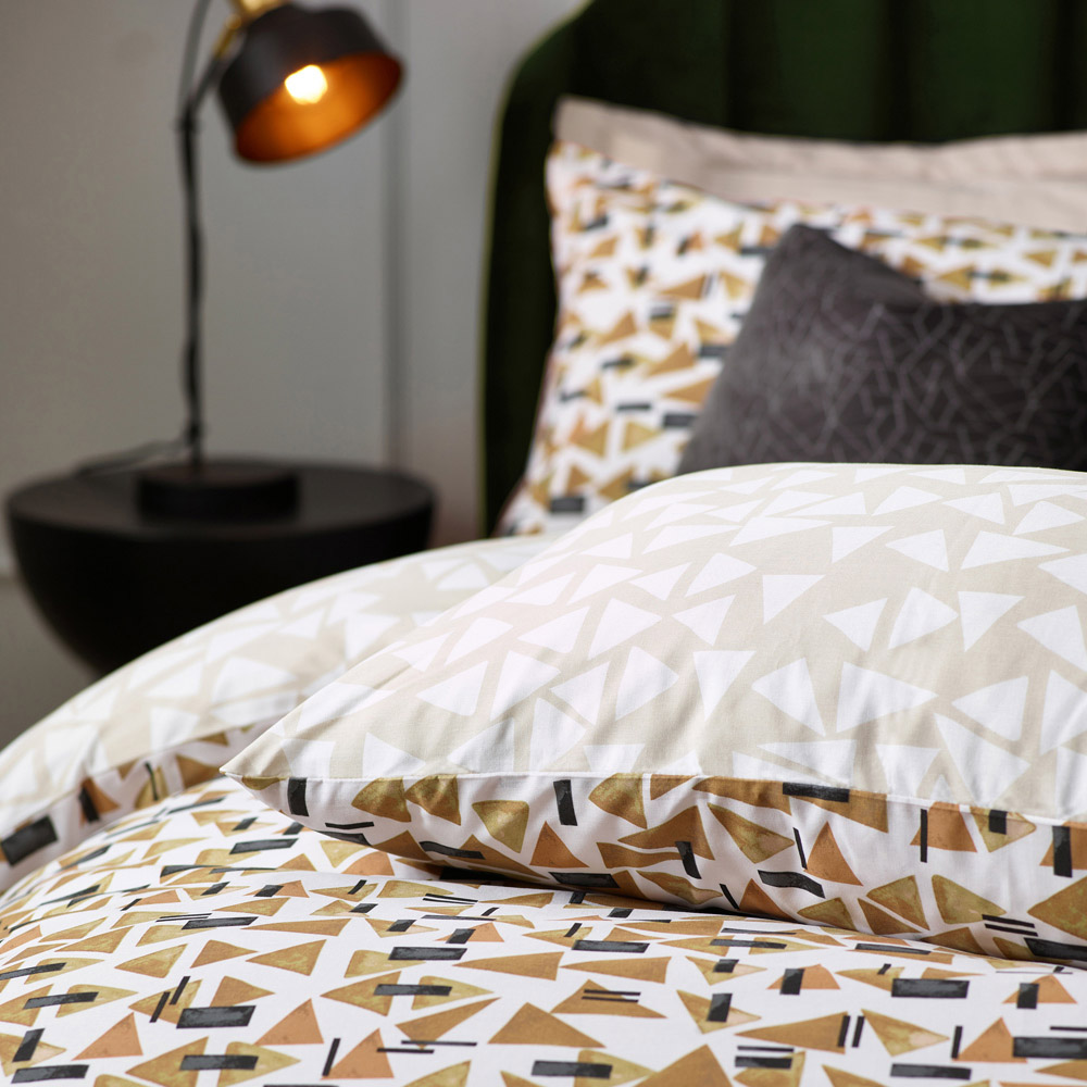 Hoem City King Size Toffee Duvet Set Image 2