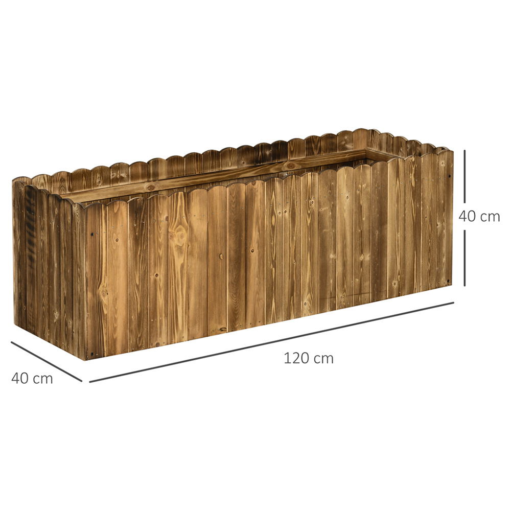 Outsunny Fir Plant Pot 120x40cm Image 6