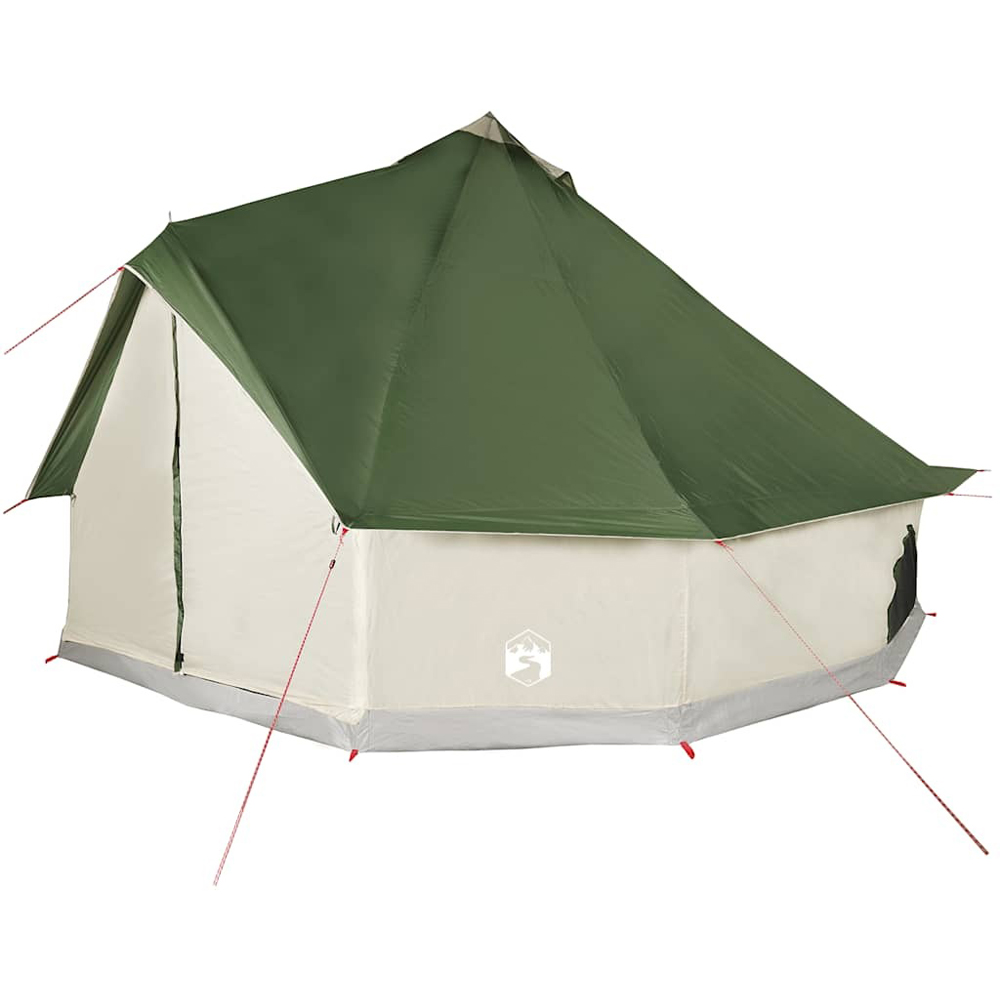 Walplus 10 Person Waterproof Tipi Family Tent Green Image 3