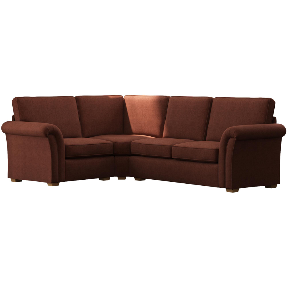 Castleacre 3 Seater Venice Brick Right Hand Fixed Back Corner Sofa Image 2