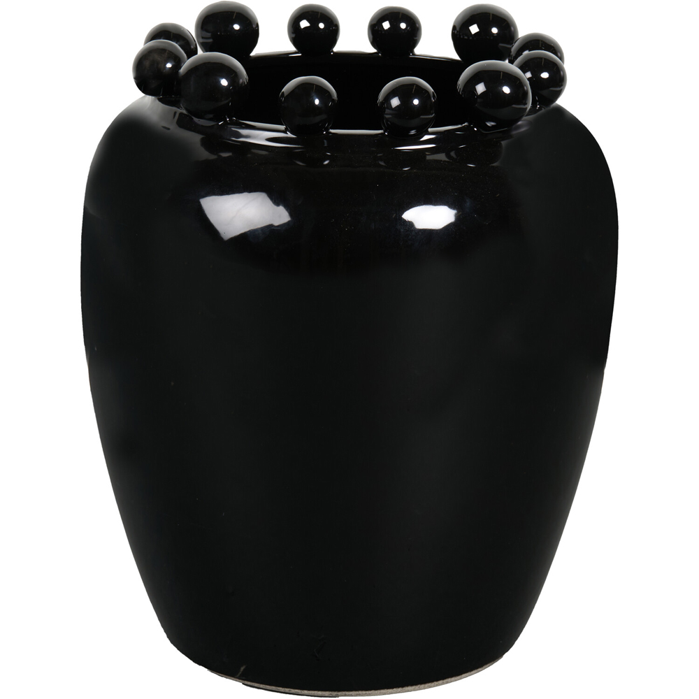 Ball Edge Large Planter - Black Image 2