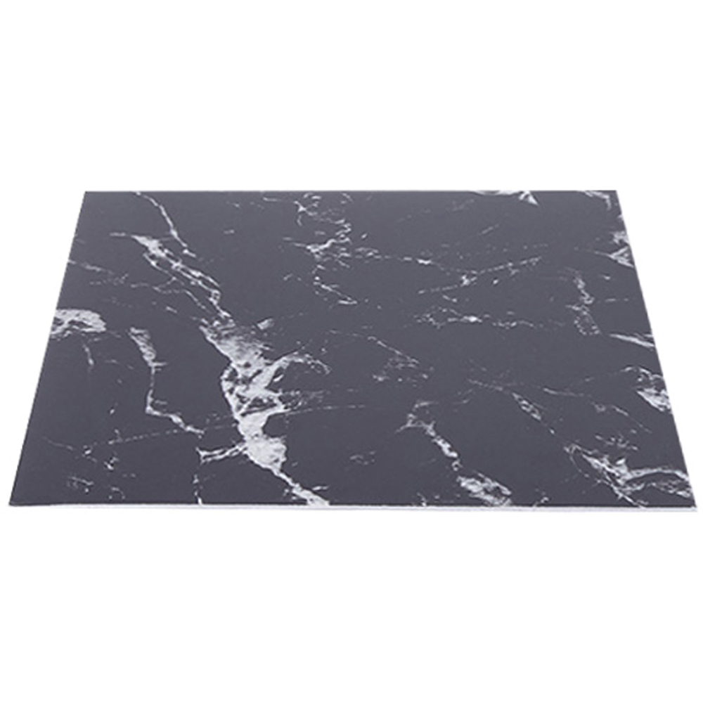 Living and Home Marble Patterned Neutral Grey PVC Self Adhesive Wall Sticker 10 Pack Image 3