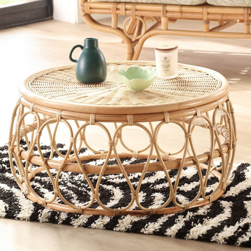 Desser Furniture Bejing Natural Rattan Coffee Table Image 4