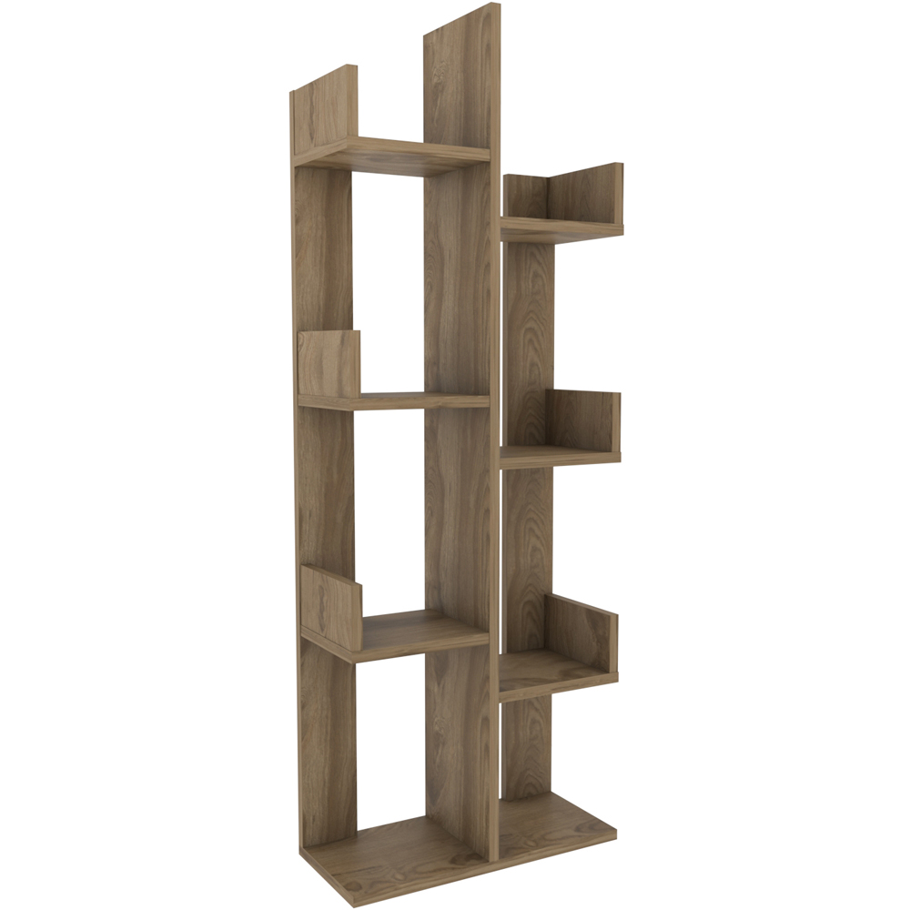 Decorotika Lui 8 Shelf Oud Tall Tree Style Bookshelf Image 4