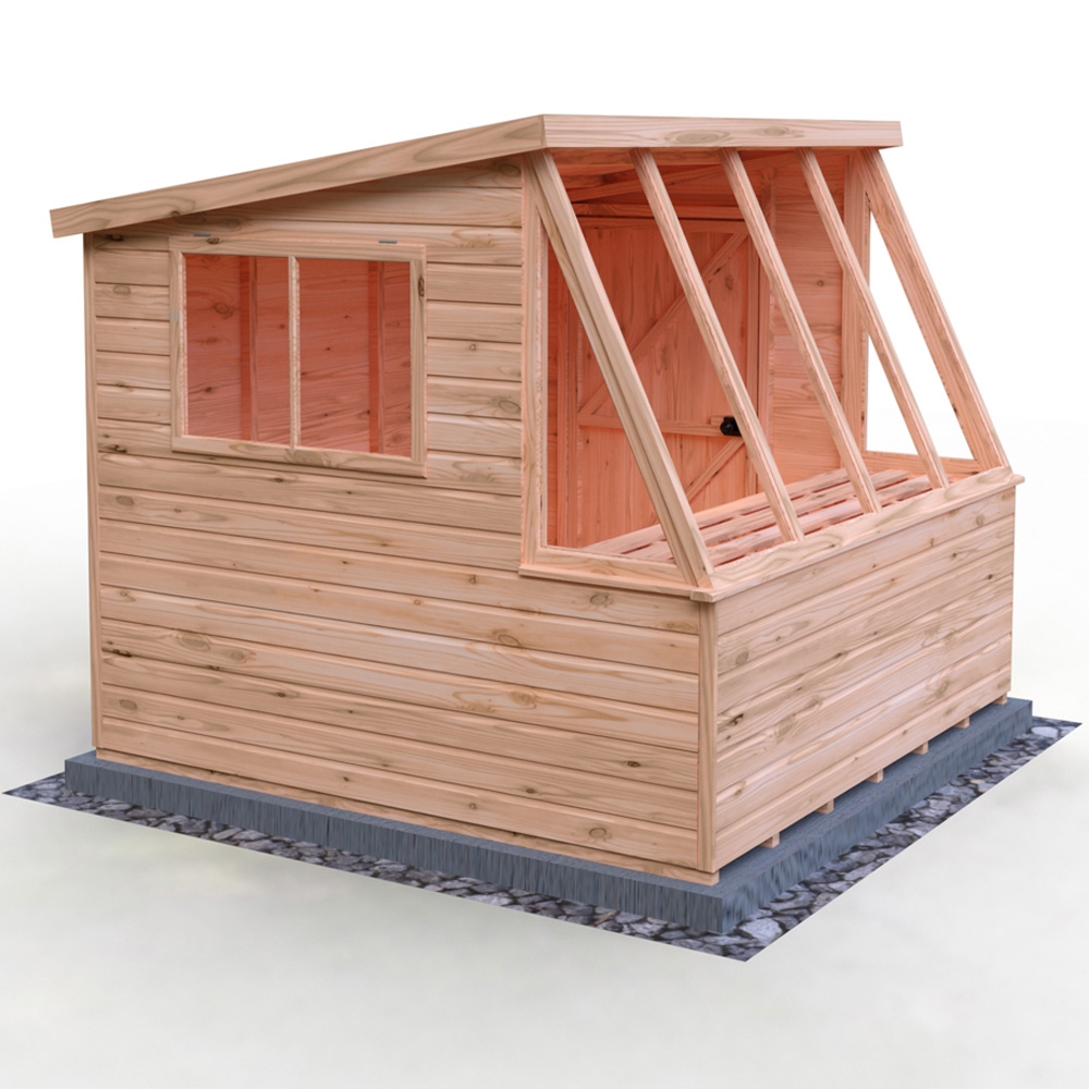 Shire 8 x 8ft Style B Shiplap Potting Shed Image 3