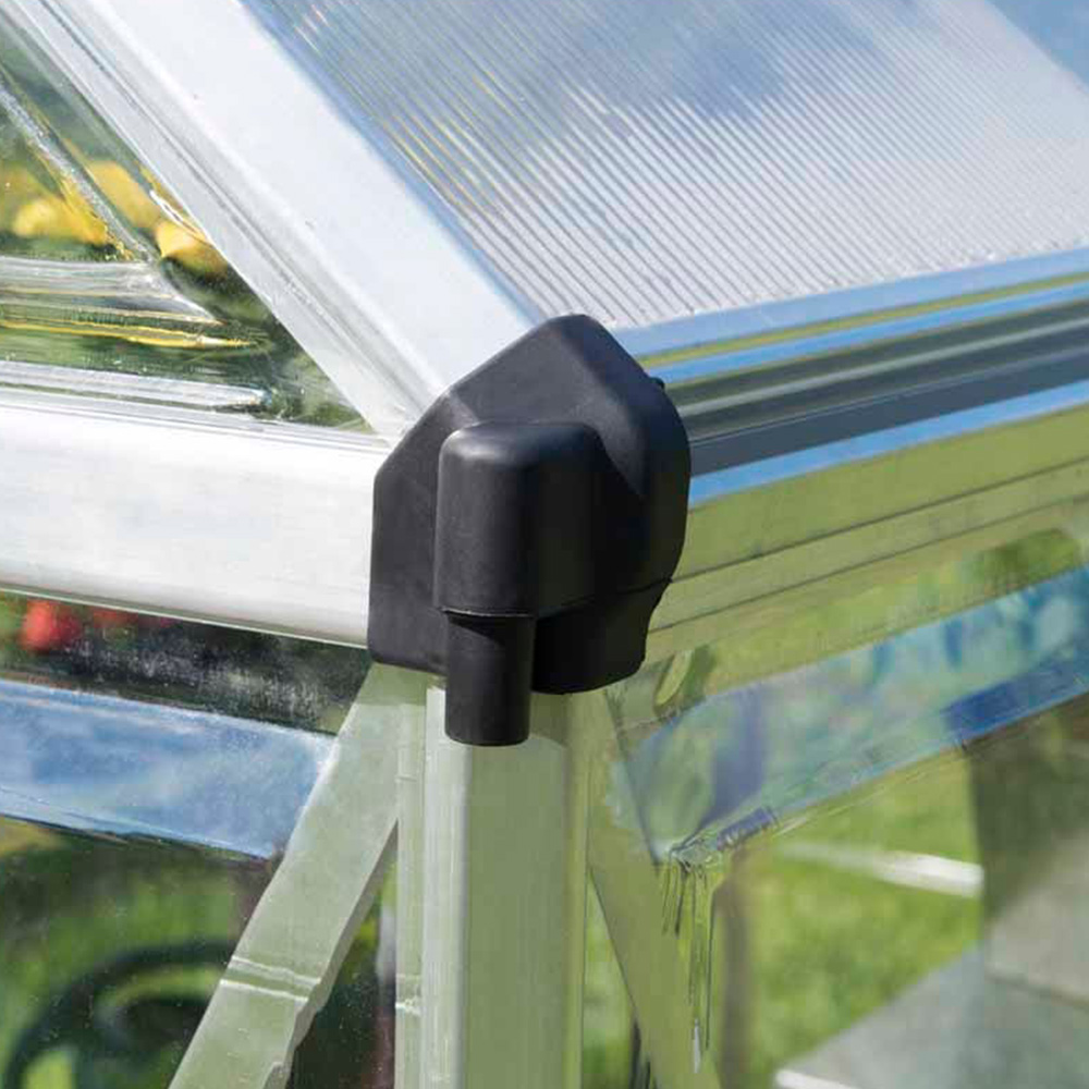 Palram Hybrid Silver 6 x 8ft Greenhouse Image 4