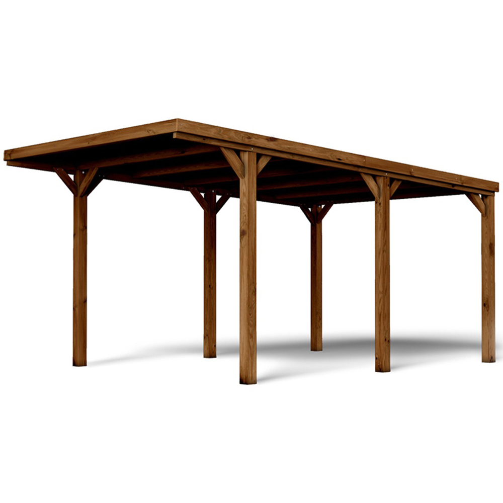 Cerland Victor Wooden Carport 9.8 x 16.4ft Image 2