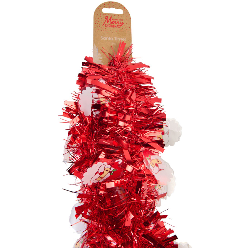 Santa Tinsel Image 1
