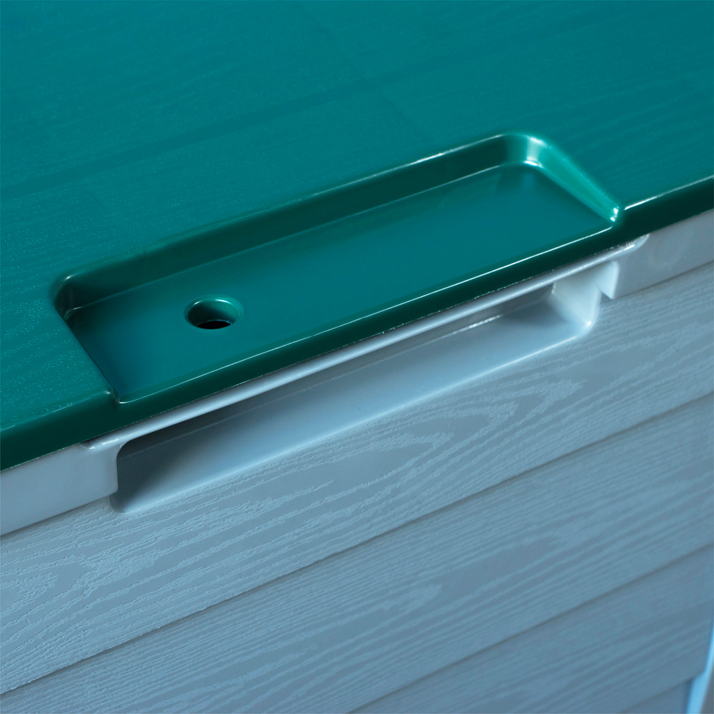 St Helens Wooden Panel Effect Outdoor Storage Box Image 4