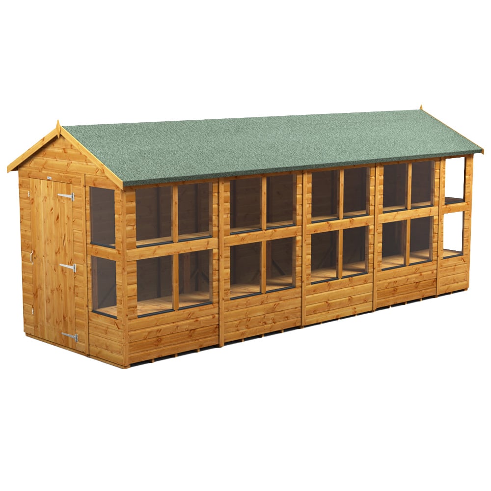 Power Sheds 18 x 6ft Apex Potting Shed Image 1