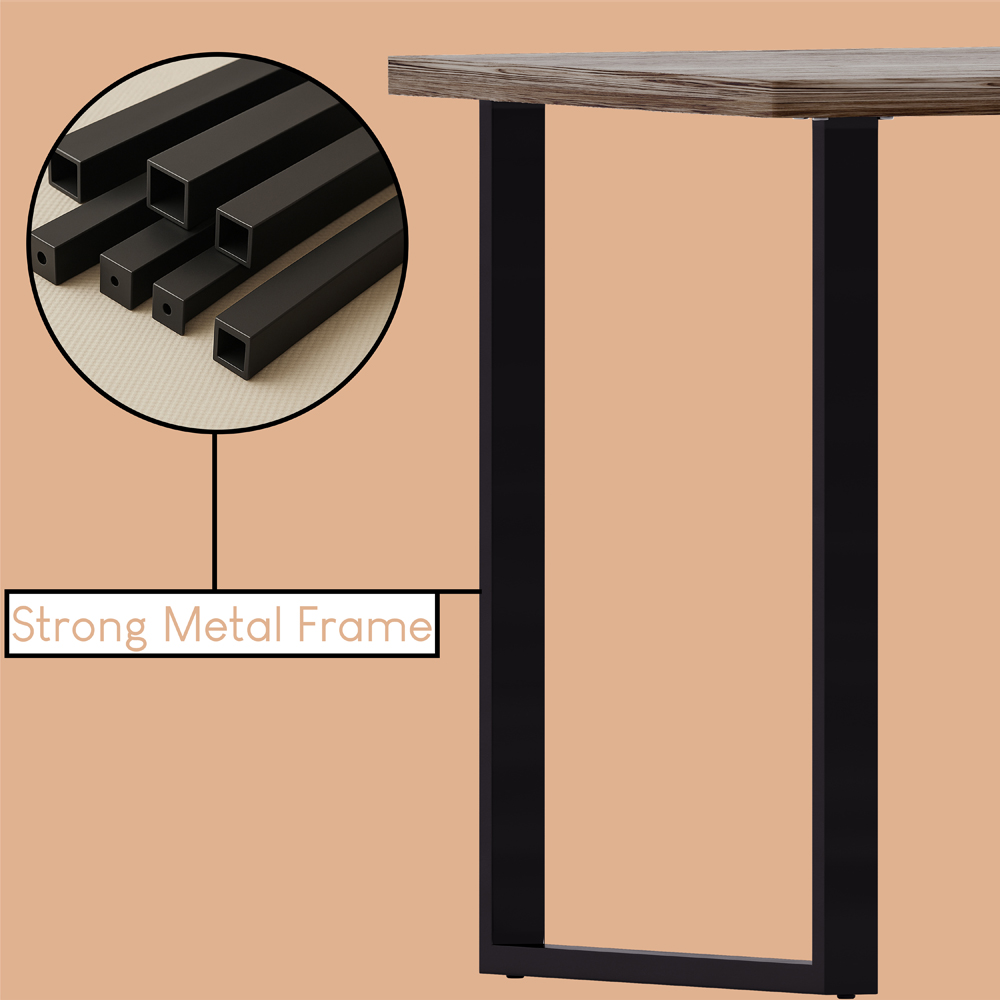 Vida Designs 4 Seater Rectangular Walnut Dining Table Image 8