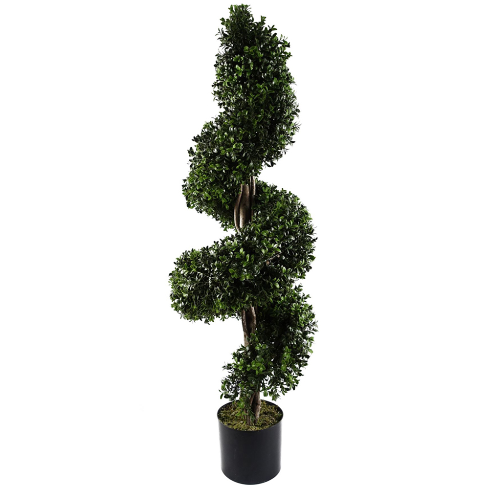 Botanik Artificial Spiral Buxus Topiary Tree 120cm Image 1