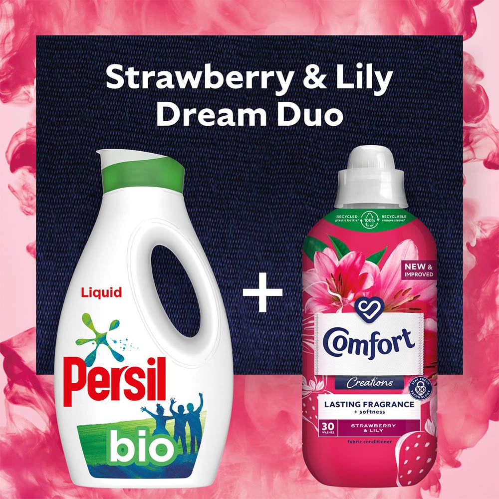 Comfort Creations Strawberry and Lily Fabric Conditioner 30 Washes 900ml 6 Pack Image 6