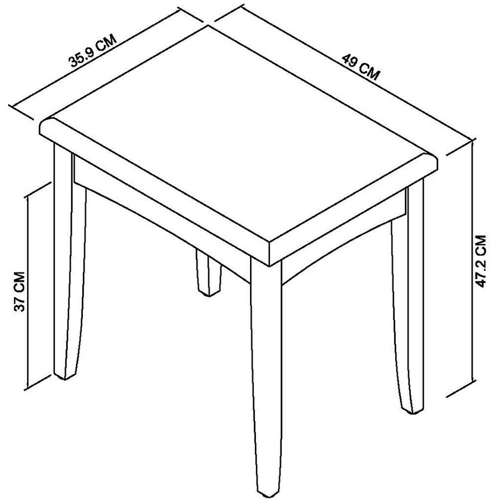 Bentley Designs Whitby Soft Grey Fabric Stool Image 4