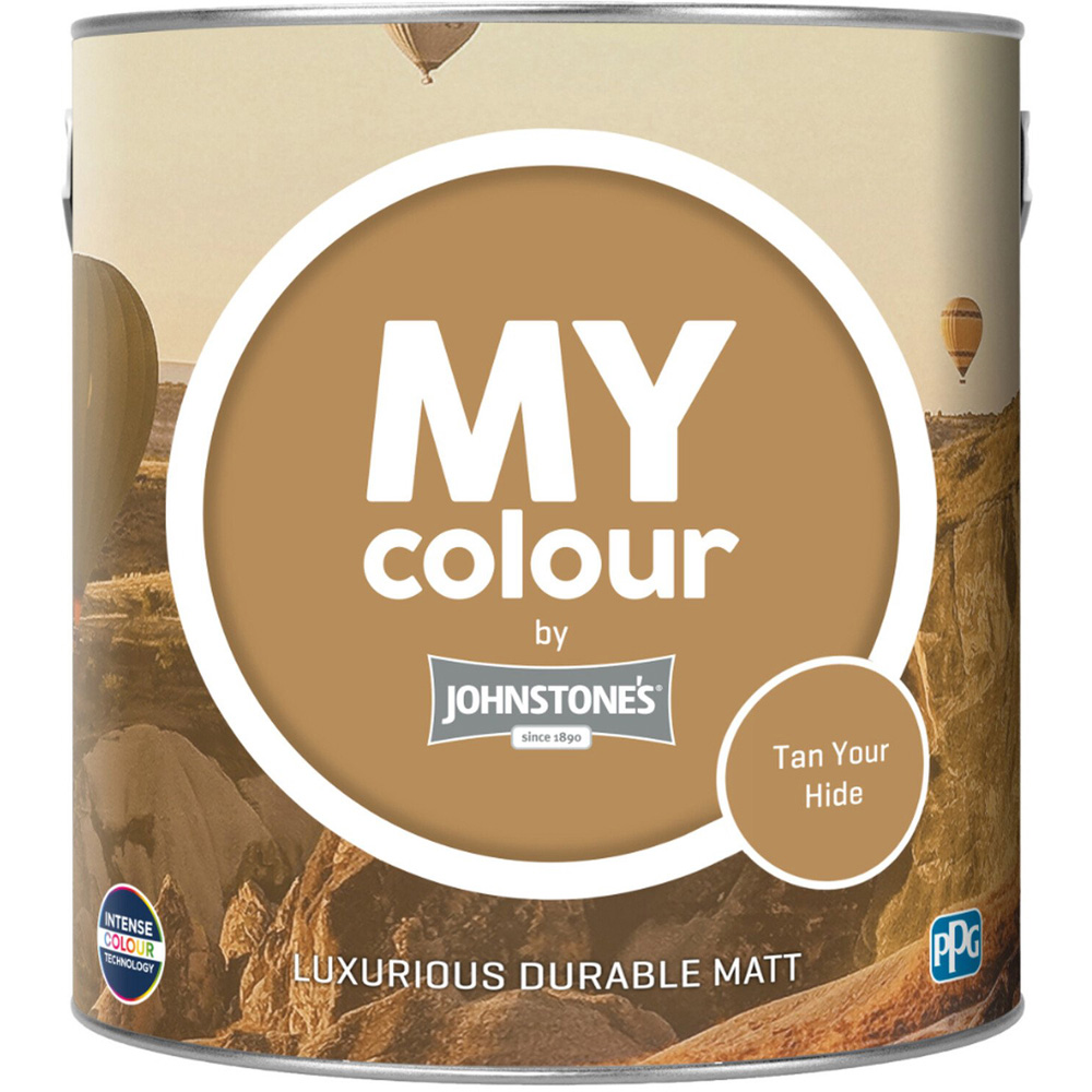 Johnstone's MY Colour Luxurious Durable Matt Paint Tan Your Hide Image 2
