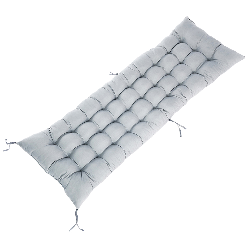 Living and Home Grey Sun Lounger Cushion 50cm Image 4