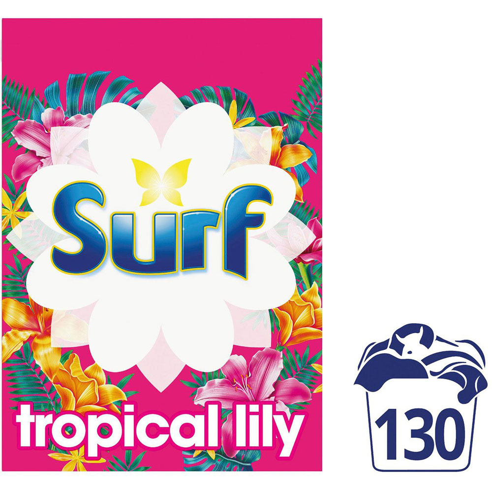 Surf Tropical Lily Laundry Powder with Comfort Fresh Sky Fabric Conditioner Image 6