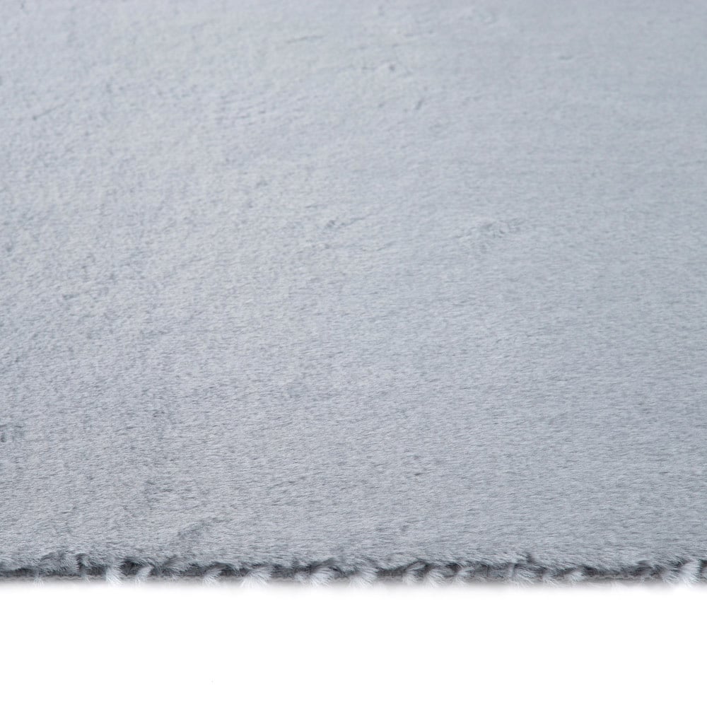Origins My Washable Faux Fur Grey Rug 160 x 230cm Image 4