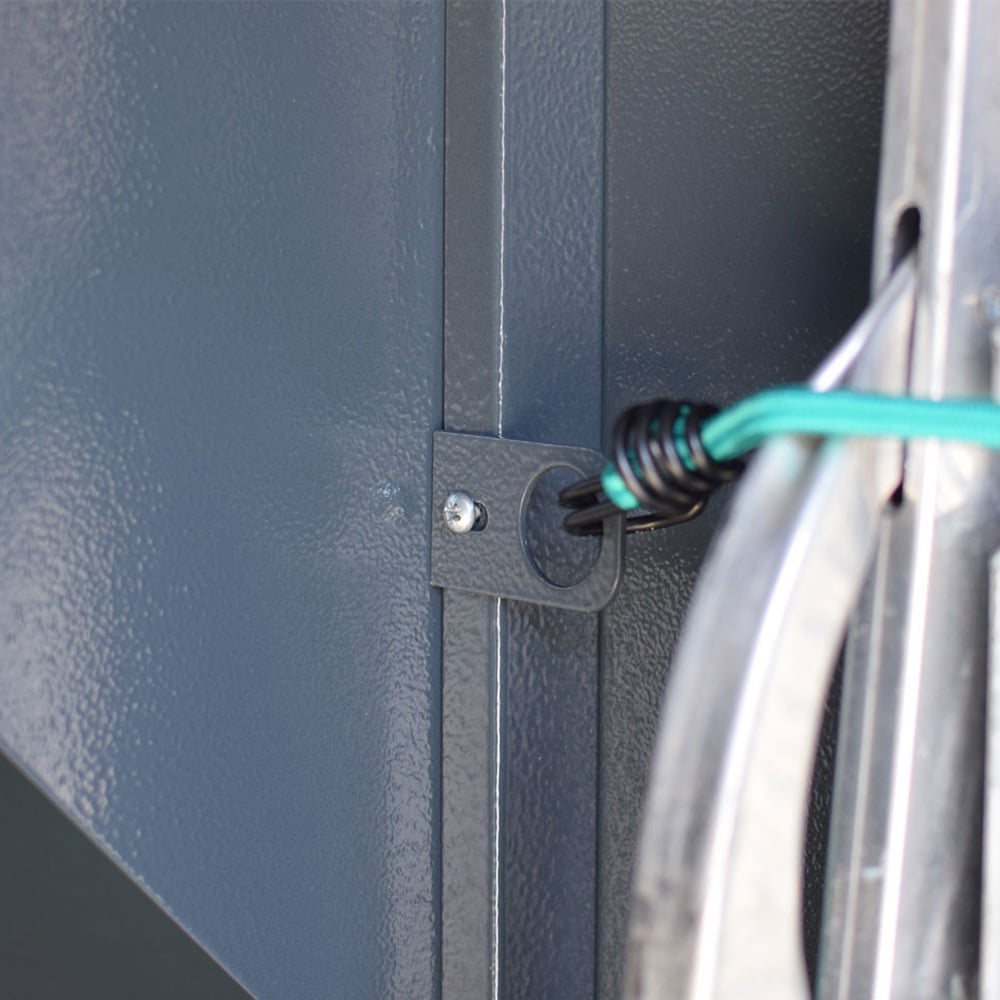 Asgard Gladiator 7 x 18ft Double Door Cream High Security Apex Garden Shed Image 6