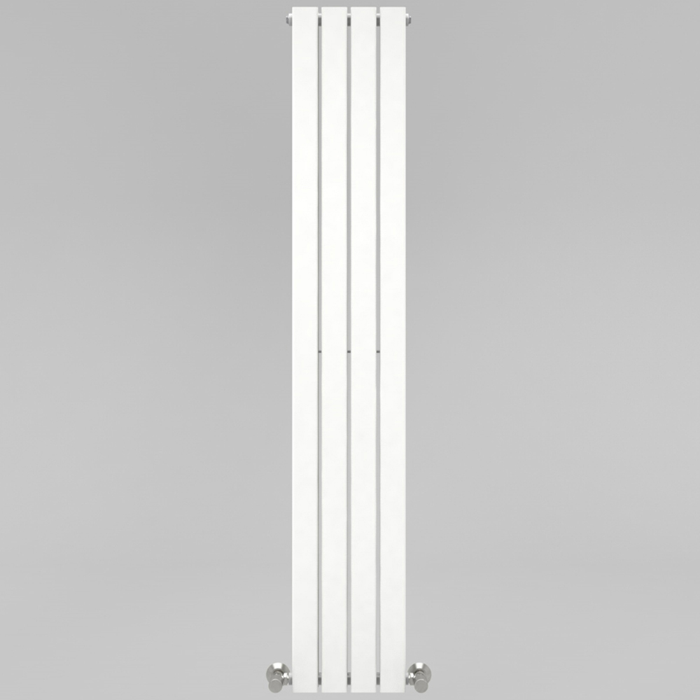 White 3463 BTU Double Flat Panel Vertical Column Radiator 1600 x 272mm Image 3