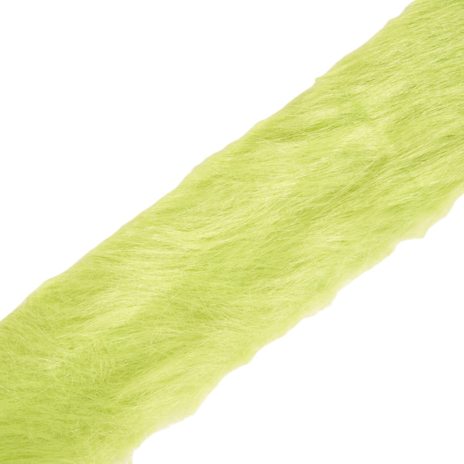 Plush Fur TrimGreen Image 3