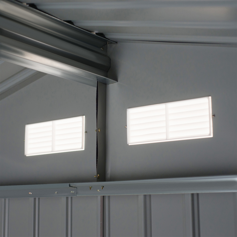 Outsunny Metal Garden Shed 6ft Image 3