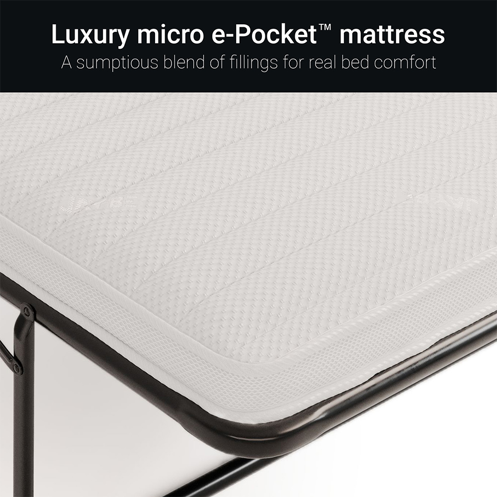 Jay-Be Urban 2 Seater Luxe Velvet Royal Sofa Bed with e-Pocket Mattress Image 7