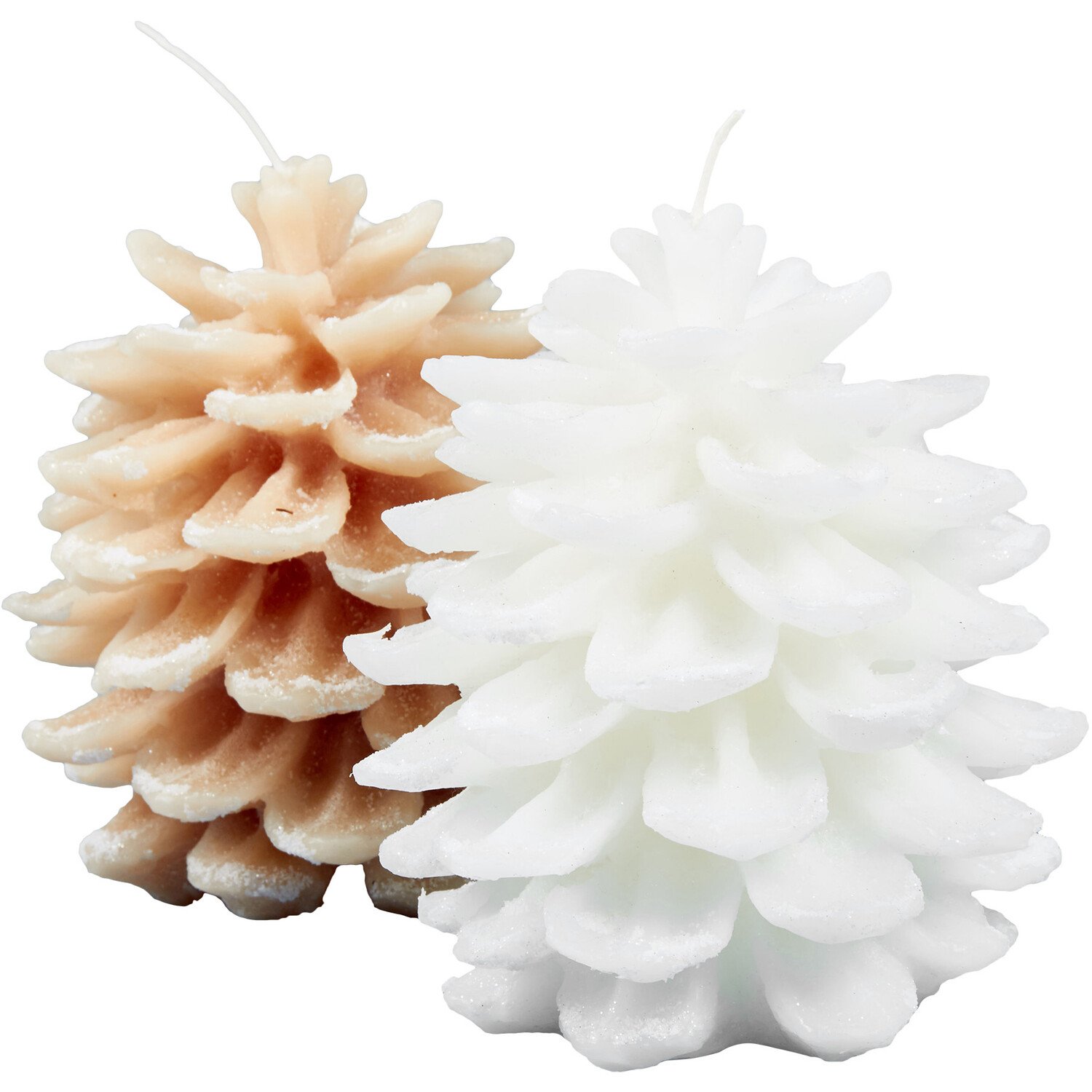 Neutral Pinecone Candle Image 4