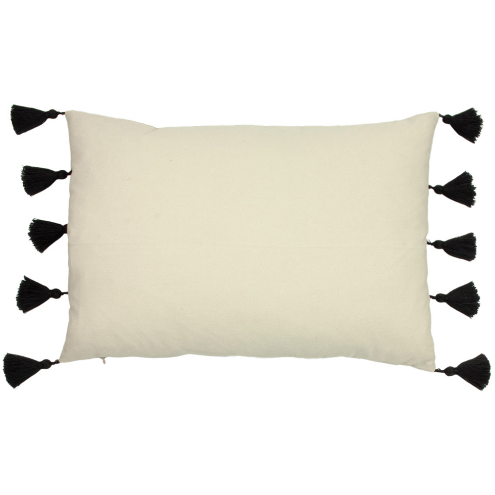 furn. Ashram Eye Monochrome Embroidered Cushion Image 2