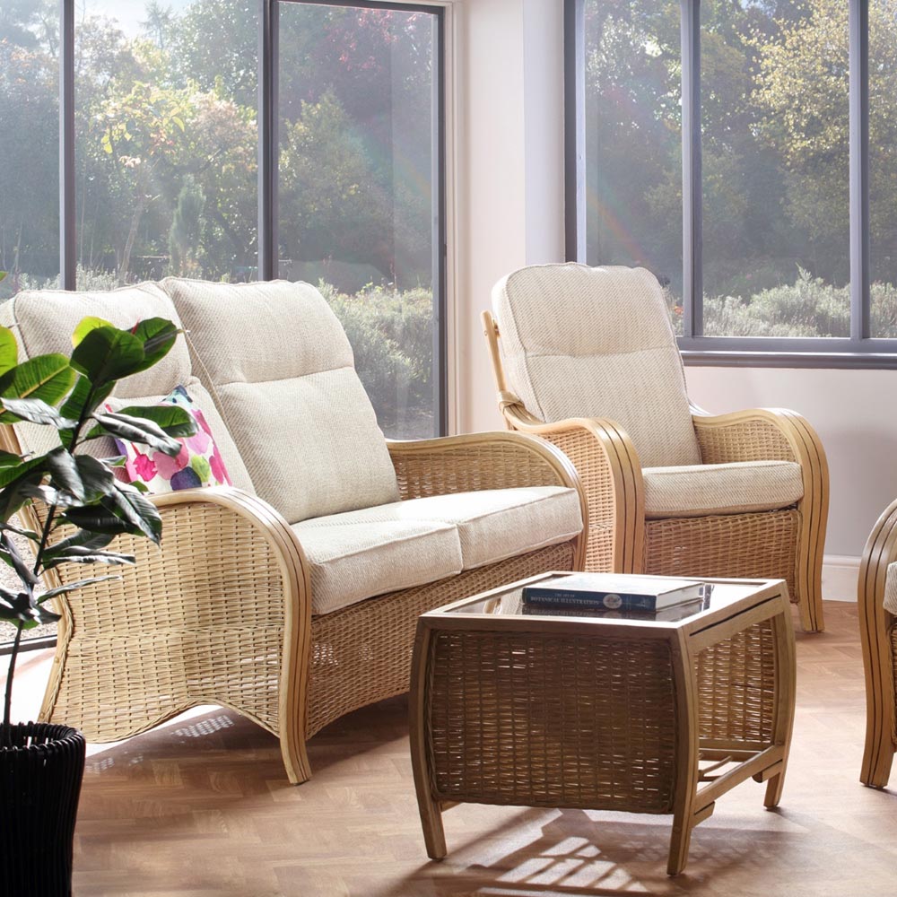 Desser Furniture Turin 5 Seater Light Oak Sofa Set with Jasper Cushion Image 8