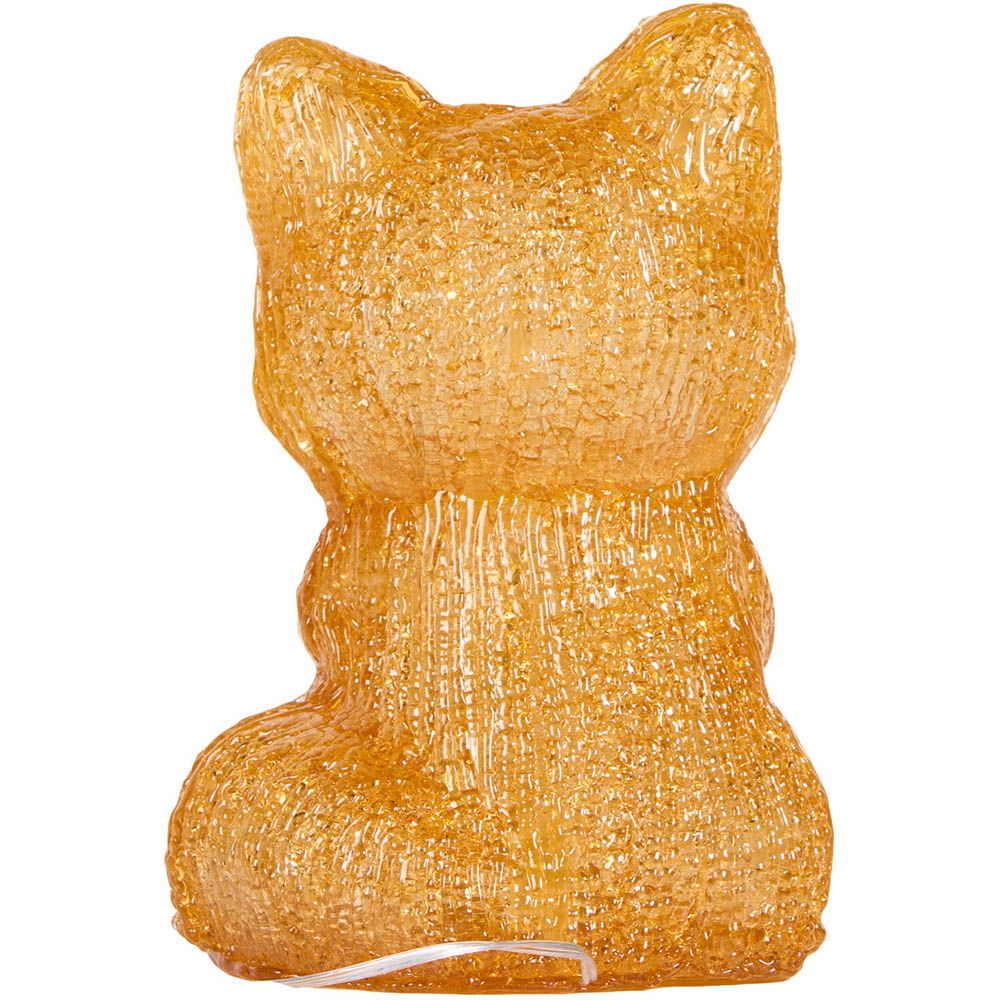 LED Festive Acrylic Fox - Orange and White Image 4